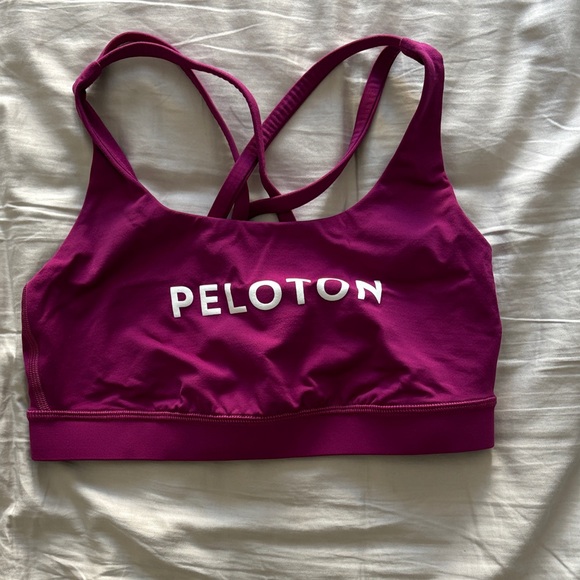 Set of 3 Peloton Sports Bras - Lululemon energy bra size 6. Barely used - Picture 3 of 4